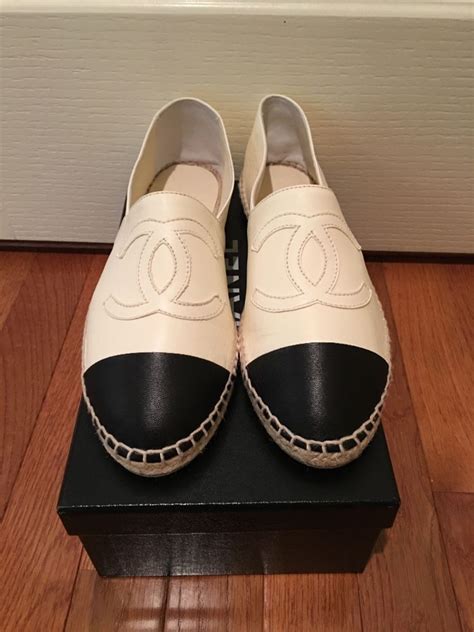 chanel slip ons|chanel espadrilles for cheap.